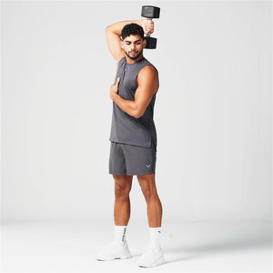 Essential Gym Tank- Charcoal