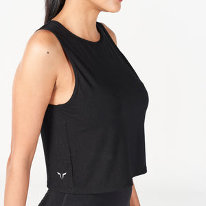 Breeze Camo Tank - Black