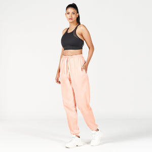 Waistband Surprise Joggers - Pink Rose