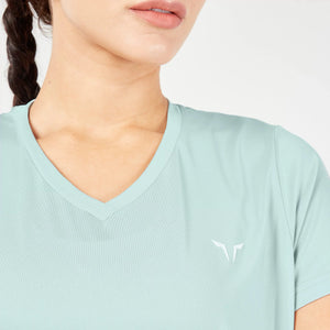 Essential V-Neck Tee - Grey Mist