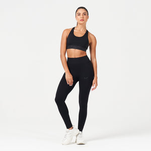 Lab360° Seamless Cuffed Leggings - Black