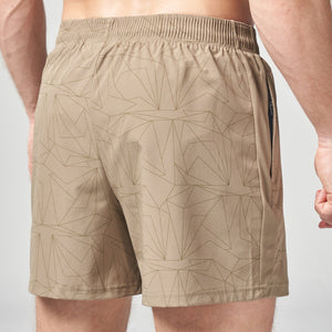 LAB360° 5 Inch Superstretch Shorts - Covert Green Print