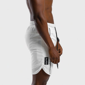 HYPE Shorts - White with Black Lines