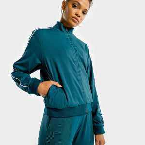 Noor Track Top - Teal