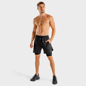 Wolf Compression Shorts - Onyx