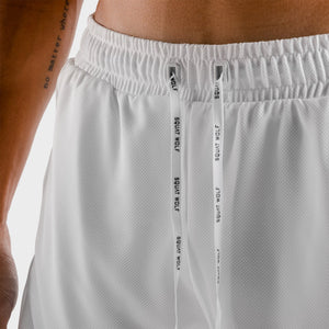 Hybrid 2-in-1 Shorts - White