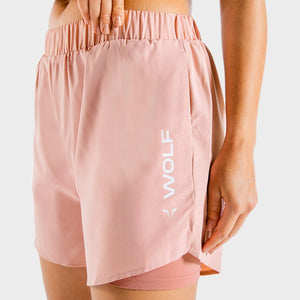 Primal 2-in-1 Shorts - Dusty Pink