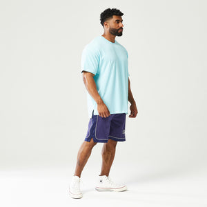 Golden Era Core Oversized Tee - Angel Blue