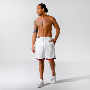 Hybrid Basketball Shorts - White