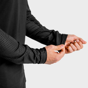 Superman Long Sleeves Tee - Onyx