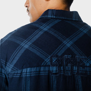 Golden Era Flannel Shirt - Patriot Blue Check