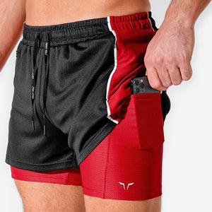 Hybrid 2-in-1 Gym Shorts - Onyx