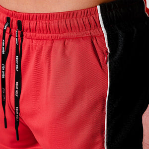 Hybrid 2-in-1 Shorts - Red