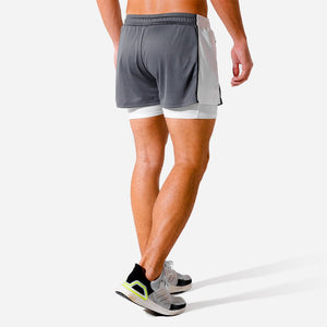 Hybrid 2-in-1 Shorts - Charcoal