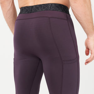 Lab360° TDry™ Gym Tights - Plum Perfect