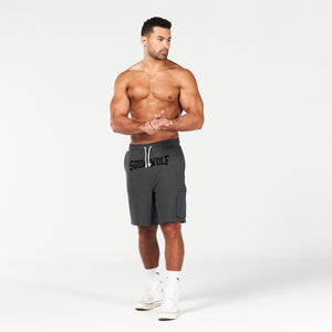 Golden Era New Gen Jogger Shorts - Black Marl