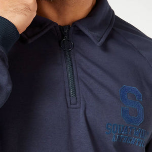 Golden Era Retro Stitch Sweat - Navy