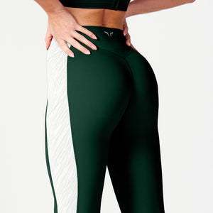 Core Wild Panel Leggings - Pine Grove