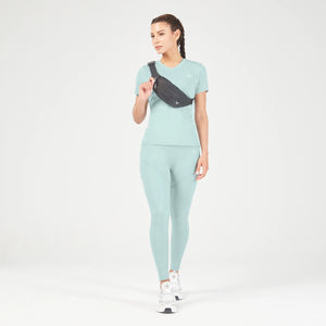 Essential V-Neck Tee - Grey Mist