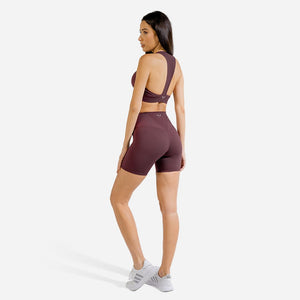 Limitless Plush Cycling Shorts - Mulberry