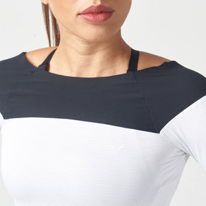 LAB360° Impact Crop Top - White