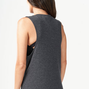 Code Marl Tank - Black Marl