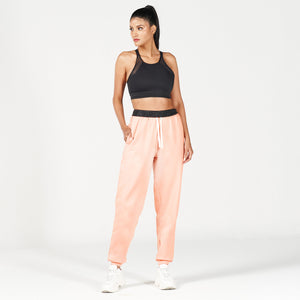 Waistband Surprise Joggers - Pink Rose