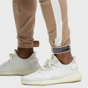 HYPE Joggers - Beige with White Panel