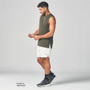 Essential Gym Tank- Khaki