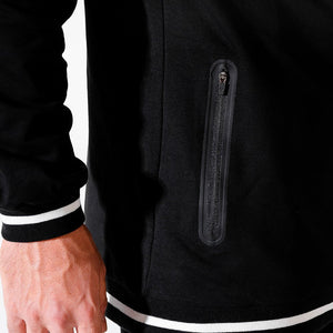 Hybrid Oversize Sweatshirt - Black