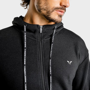 Luxe Zip Up - Onyx