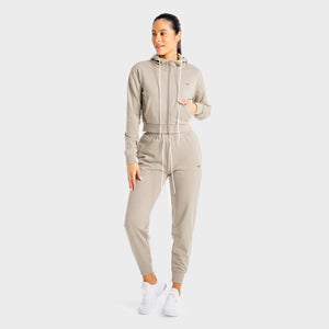 Core Zip Up - Taupe