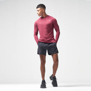 Essential Ultralight Full Sleeves Tee - Burgundy