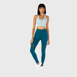 Infinity Seamless Workout Leggings - Blue Coral