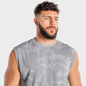 Wolf Seamless Tank - Grey