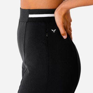 Hybrid Wide Leg Pants - Black