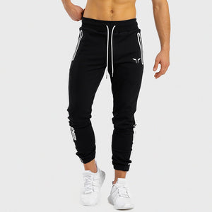 HYPE Joggers - Black with White Panel