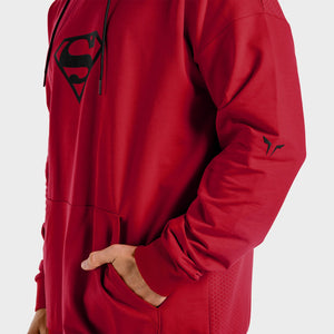 Superman Hoodie - Red