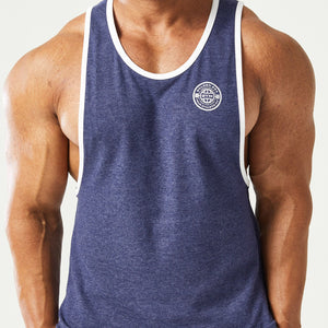 Golden Era Waffle Tank - Patriot Blue