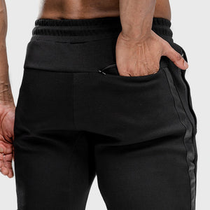 Warrior Jogger Pants - Black with Black Panel