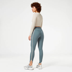 Retrograde Chic Leggings - Stormy Weather