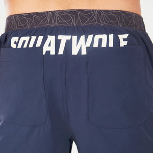 Core 7 Inch 2-in-1 Wordmark Shorts - Navy