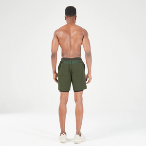 Core 7 Inch 2-in-1 Wordmark Shorts - Kombu Green