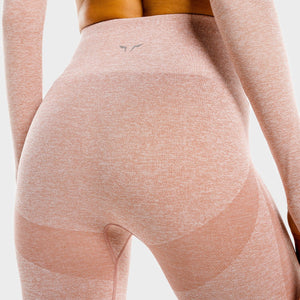 Marl Seamless Leggings - Rose Gold