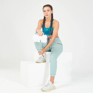 Essential Mid Impact Muscle Back Bra - Deep Lagoon