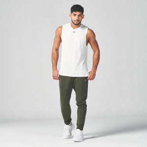 Essential Gym Tank- Pearl White