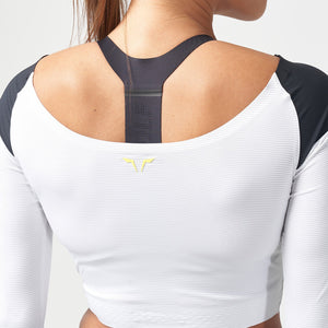 LAB360° Impact Crop Top - White