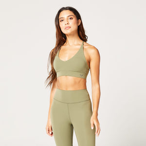 Code Live-in Bra - Deep Lichen Green