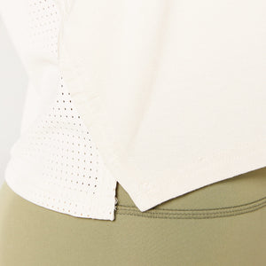 Code Mesh Back Tank - Light Cobblestone