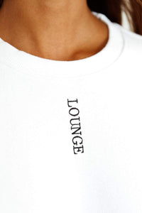 Crew Neck Jumper - White